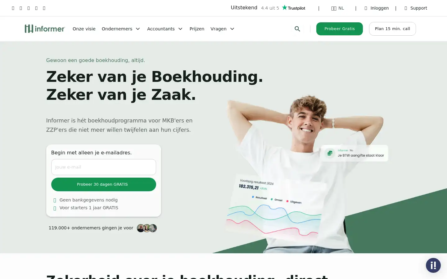 Screenshot of informer.nl