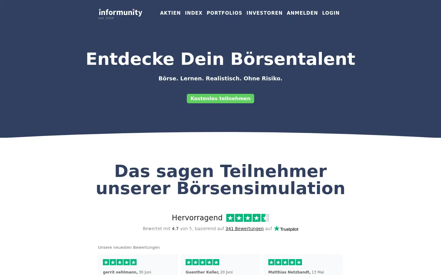 Screenshot of informunity.de
