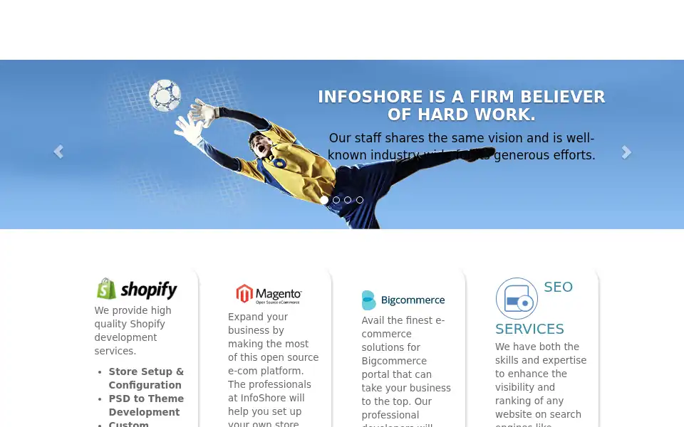 Screenshot of infoshore.biz