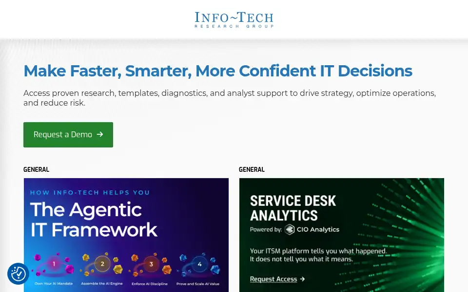 Screenshot of infotech.com