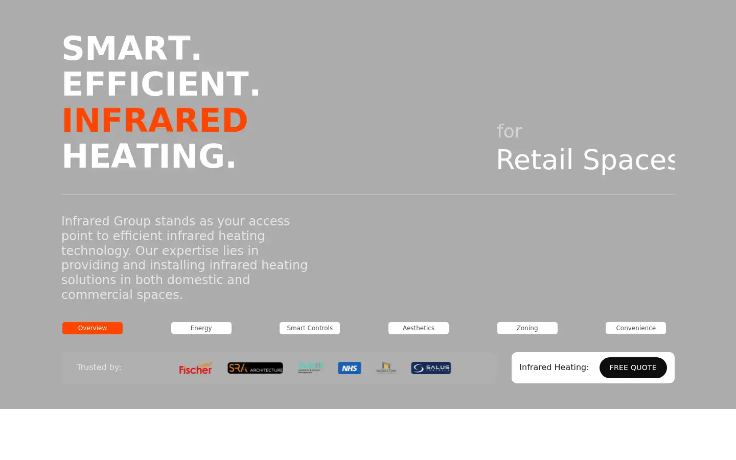 Screenshot of infraredgroup.co.uk