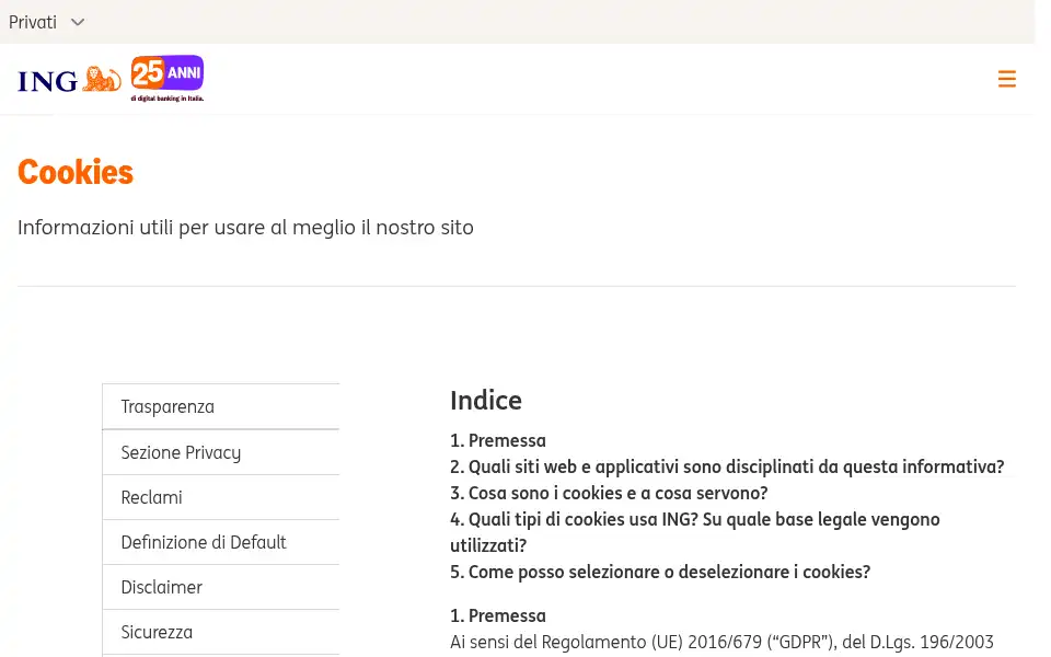 Screenshot of ing.it
