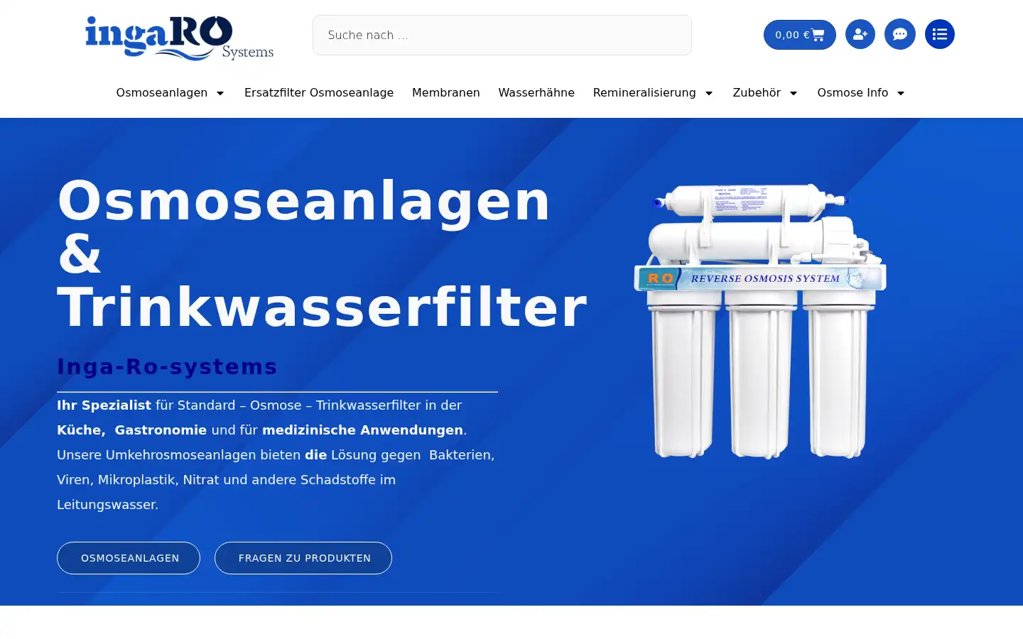 Screenshot of inga-ro-systems.eu