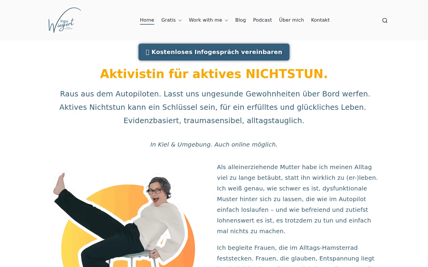 Screenshot of ingaahlers.de