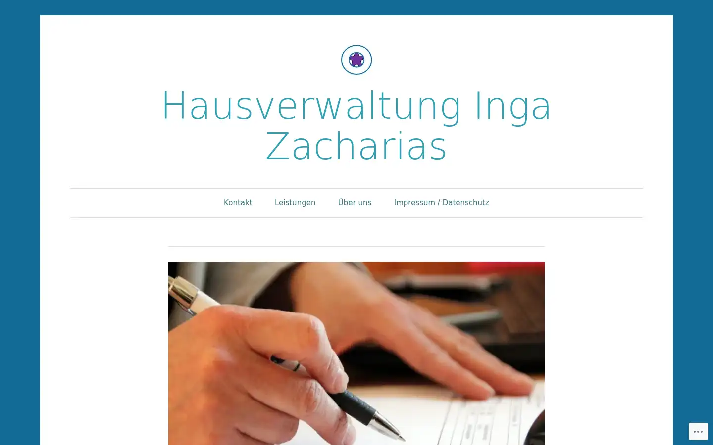 Screenshot of ingazacharias.com