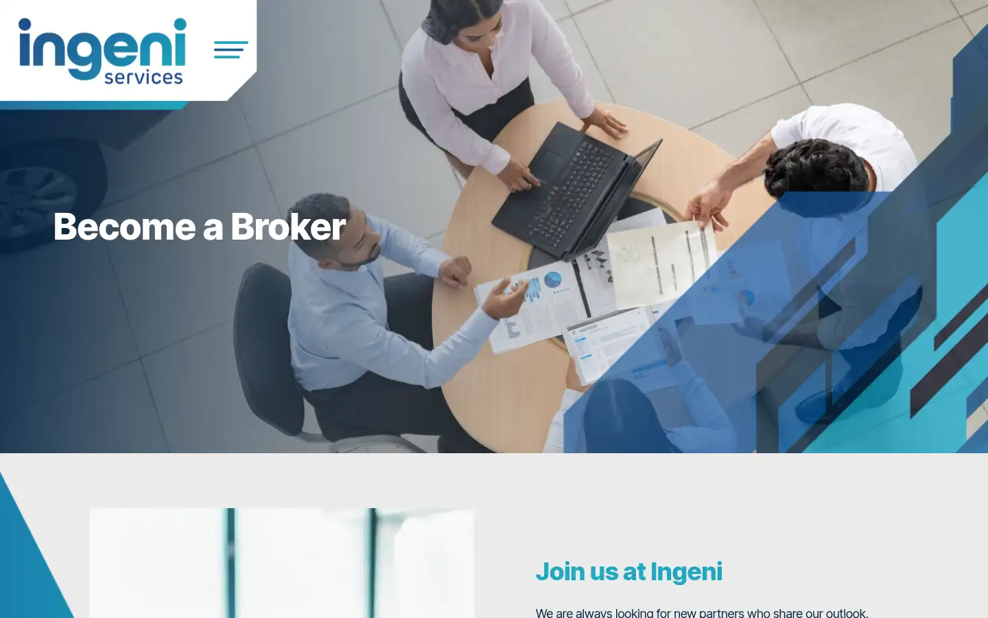 Screenshot of ingeni.co.uk