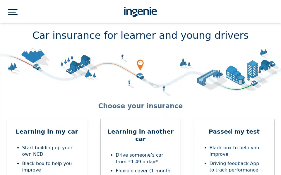 Screenshot of ingenie.com