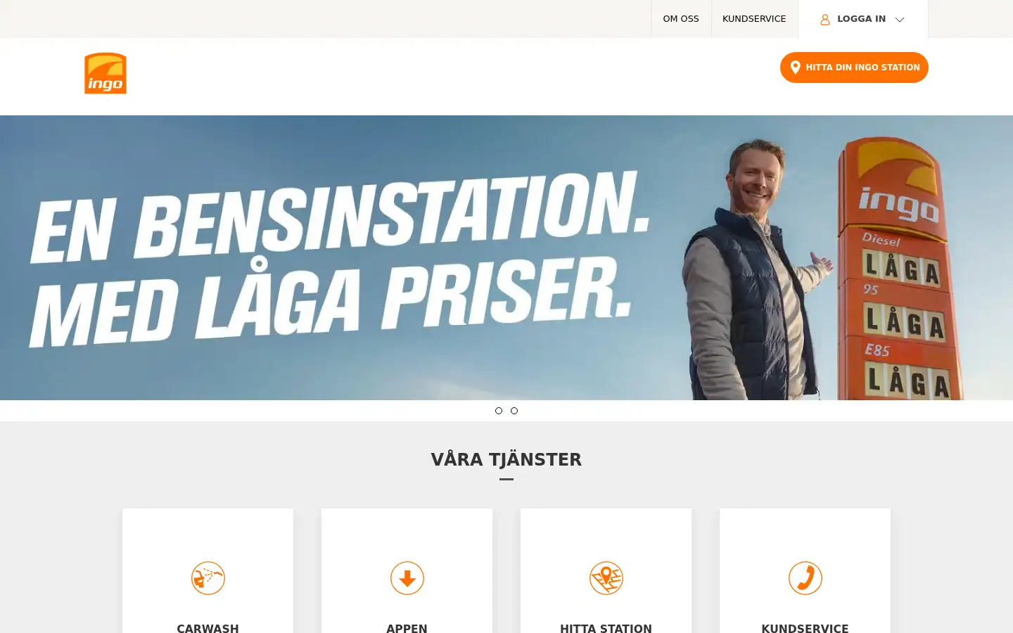 Screenshot of ingo.se