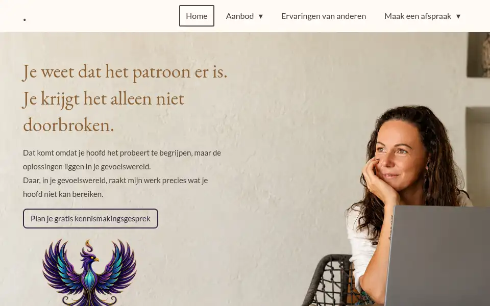 Screenshot of ingridhermans.com