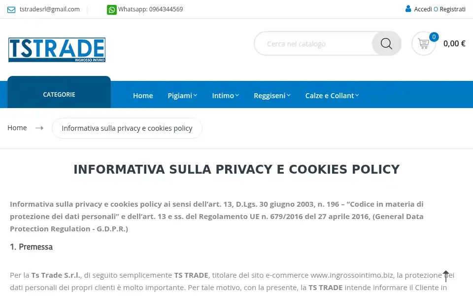 Screenshot of ingrossointimo.biz
