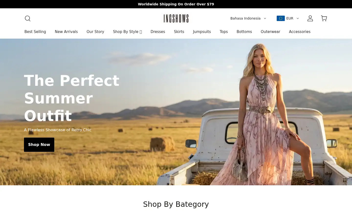 Screenshot of ingshows.com