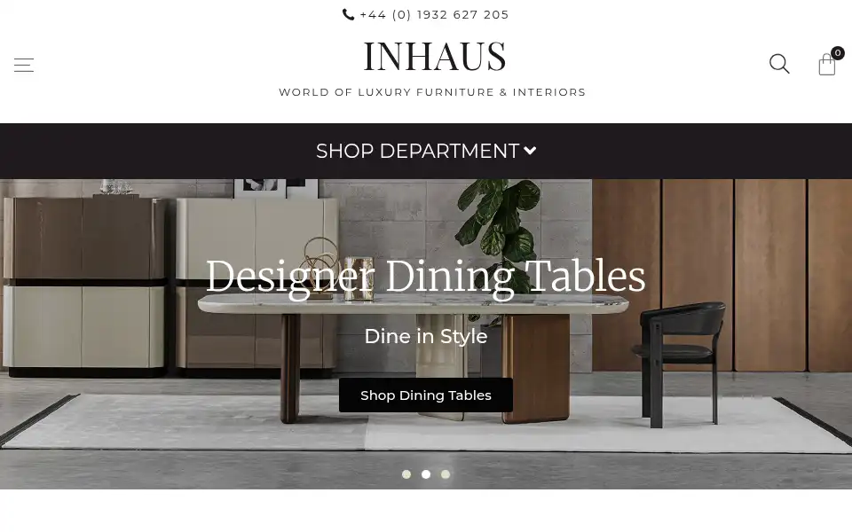Screenshot of inhausinteriors.co.uk