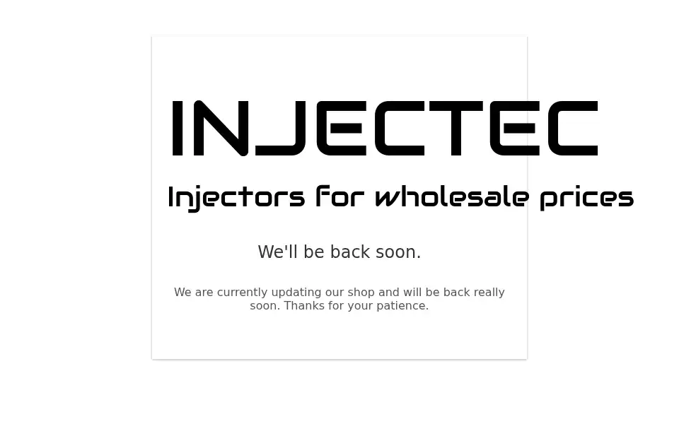 Screenshot of injectec.co.uk