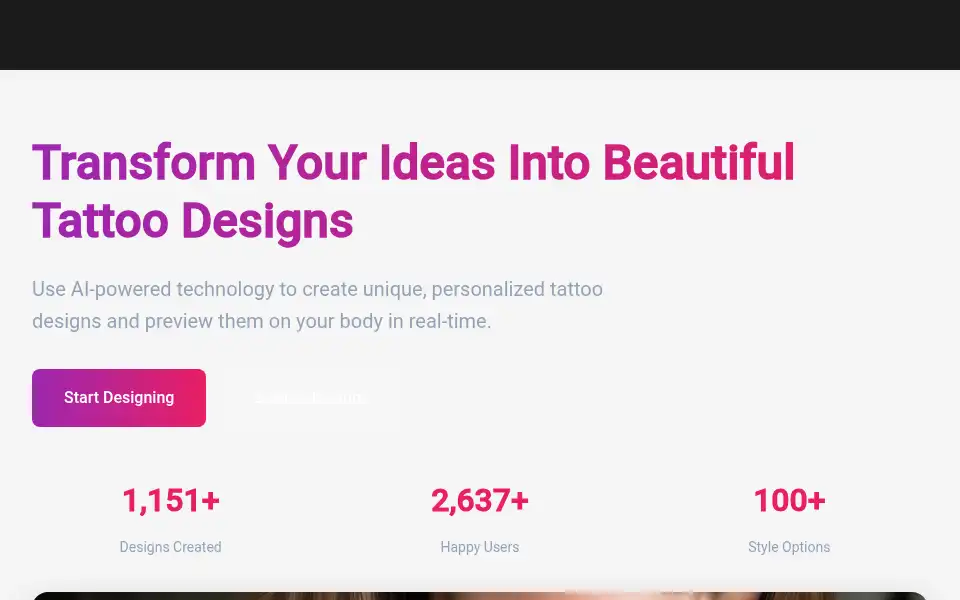 Screenshot of ink-ai.io