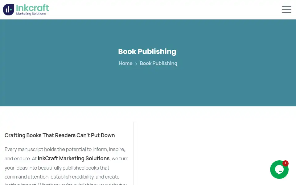 Screenshot of inkcraftmarketingsolutions.com