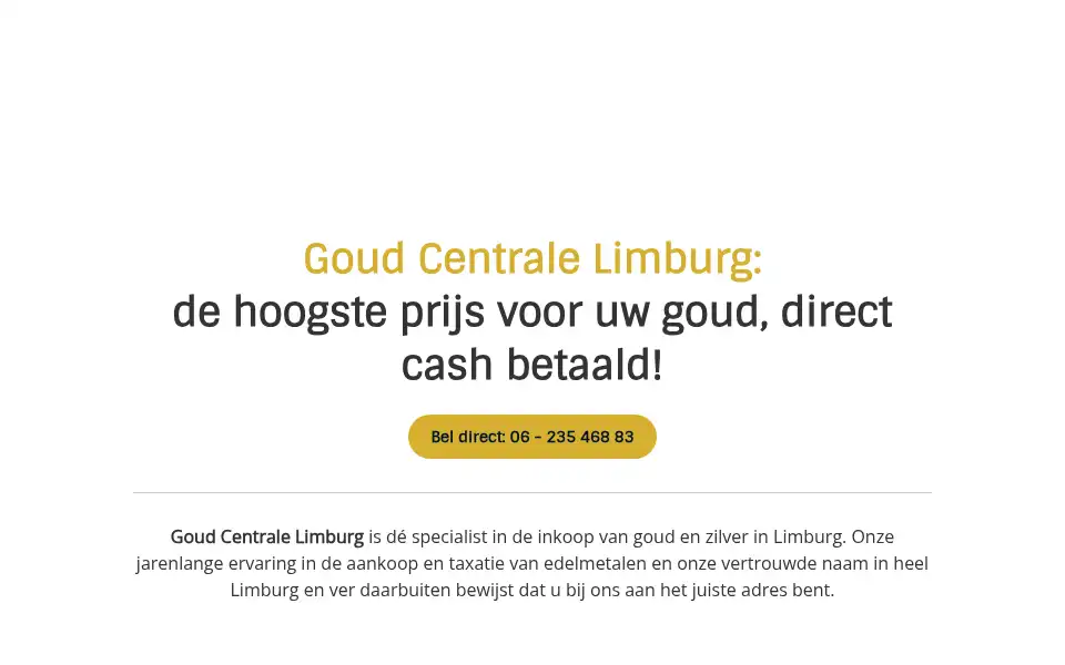 Screenshot of inkoopgoudlimburg.nl