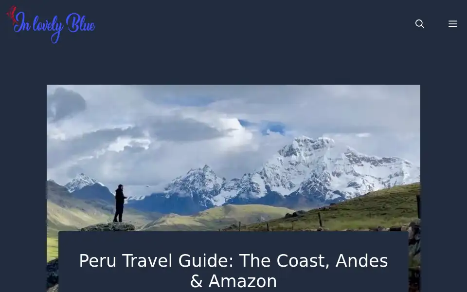Screenshot of inlovelyblue.com
