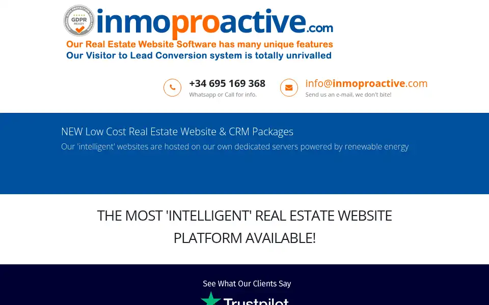 Screenshot of inmoproactive.com
