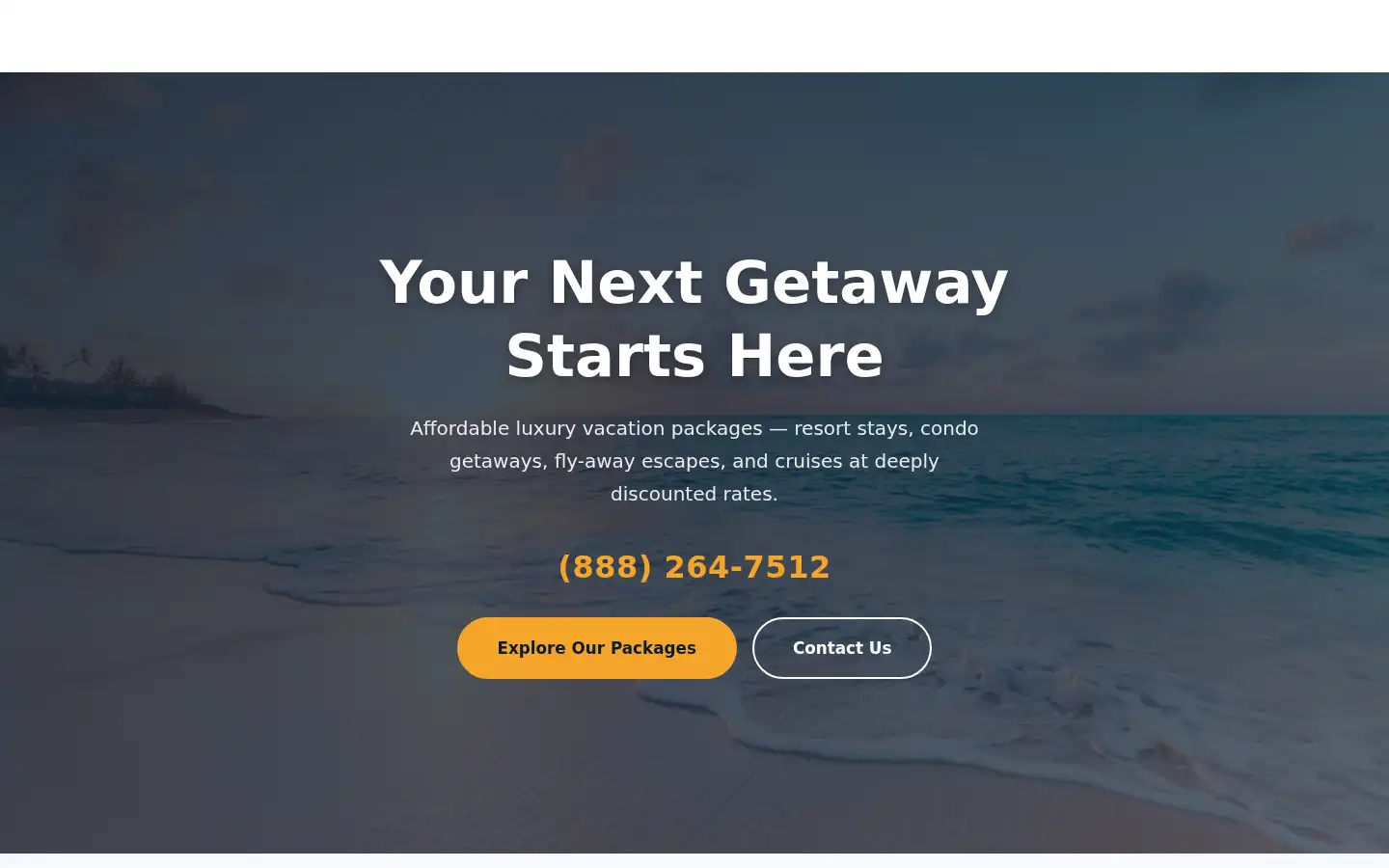Screenshot of inmotiongetaways.com