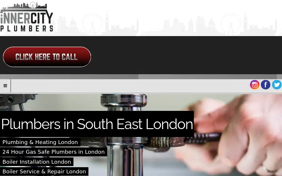 Screenshot of innercityplumbers.com