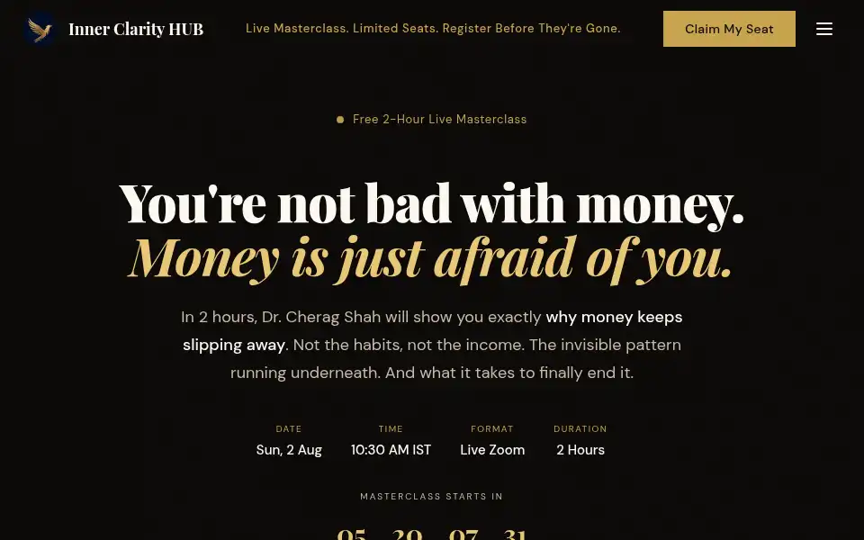 Screenshot of innerclarityhub.com