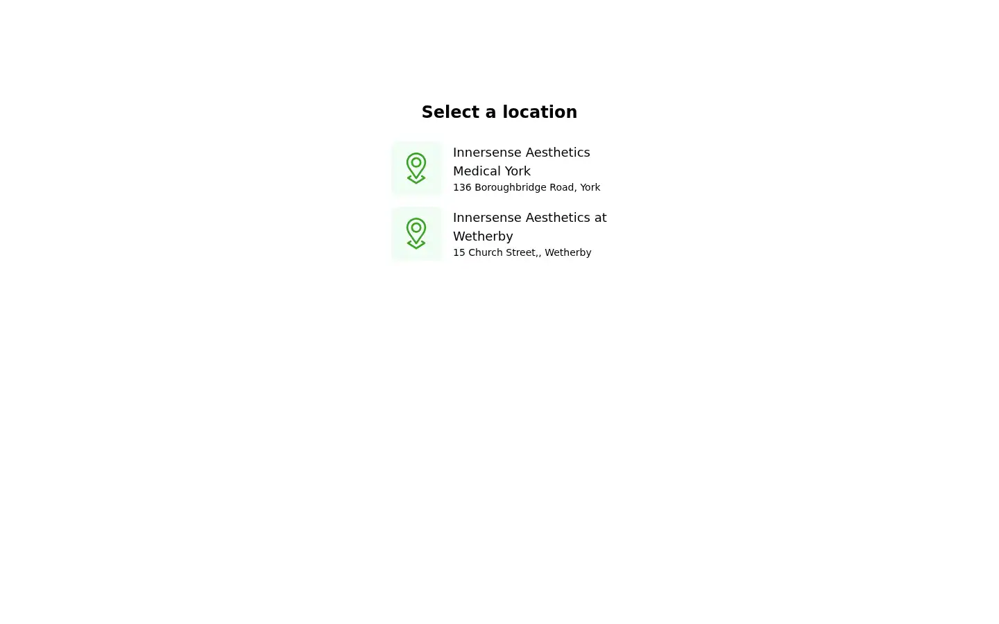 Screenshot of innersense-aesthetics.com