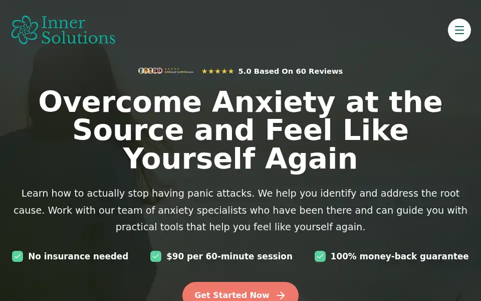 Screenshot of innersolutionsacademy.com
