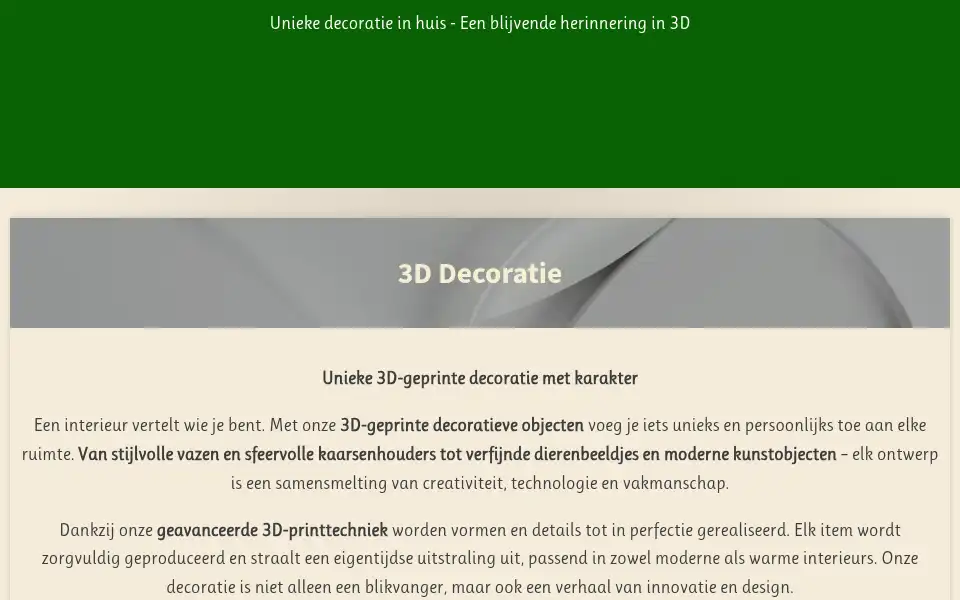 Screenshot of innokev3d.nl