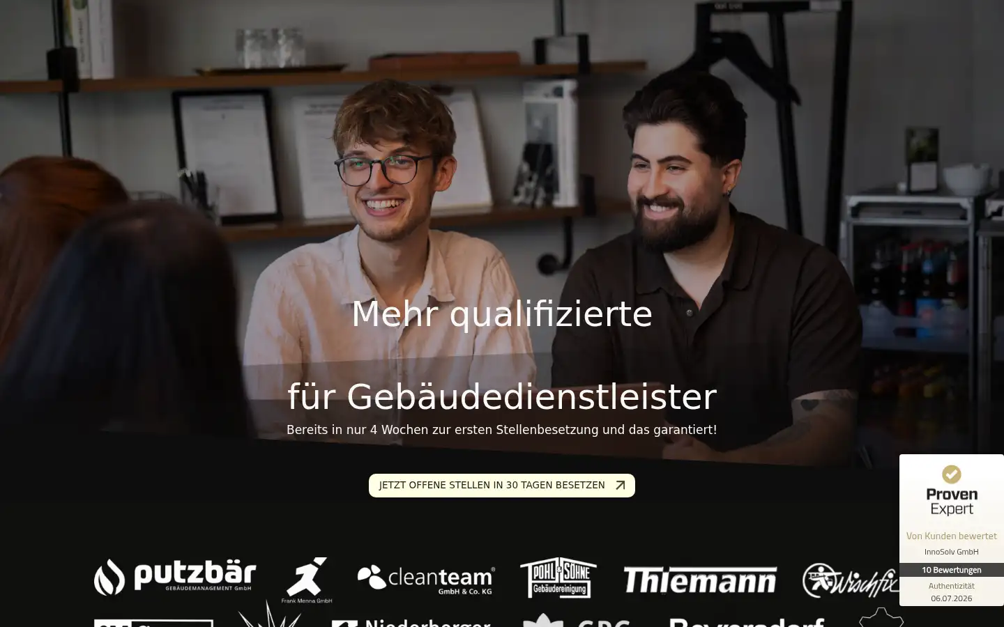 Screenshot of innosolv.de