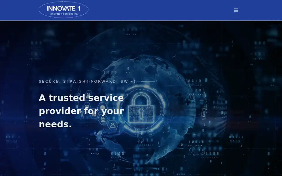 Screenshot of innovate1services.com