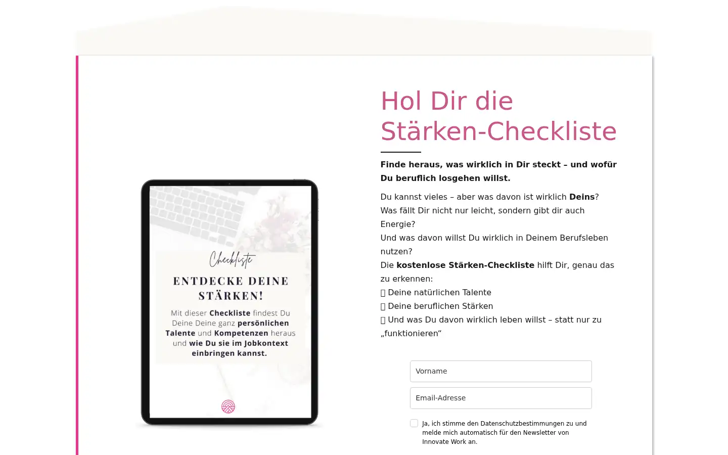 Screenshot of innovatework.de