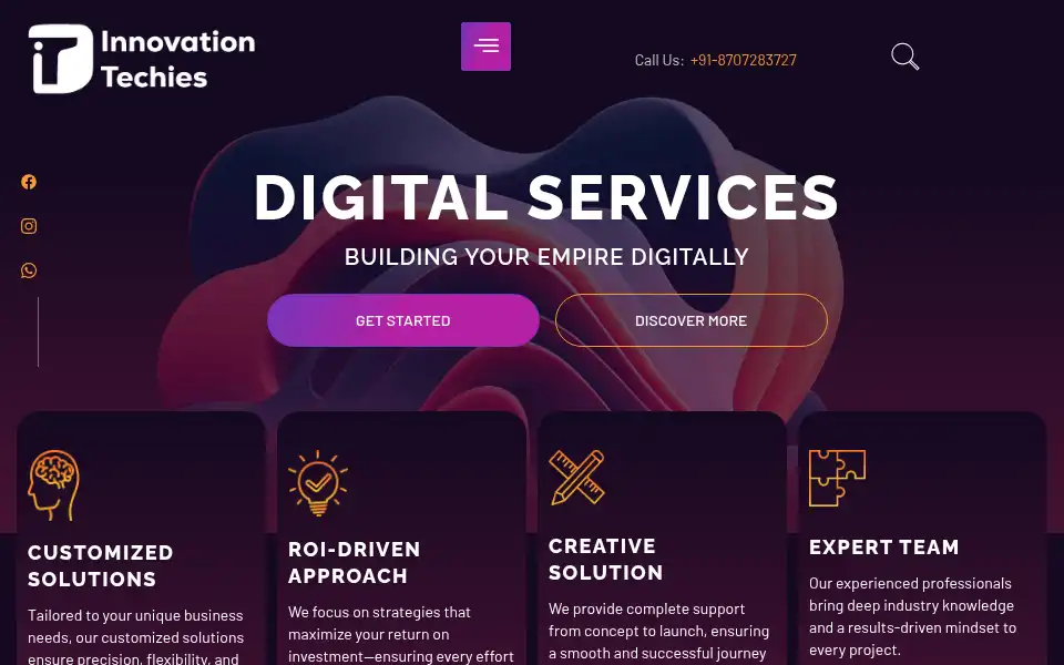 Screenshot of innovationtechies.com