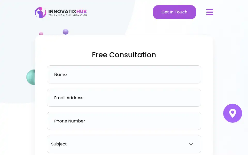 Screenshot of innovatixhub.com.au