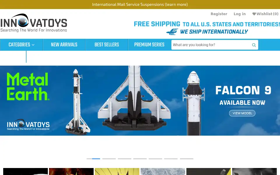 Screenshot of innovatoys.com