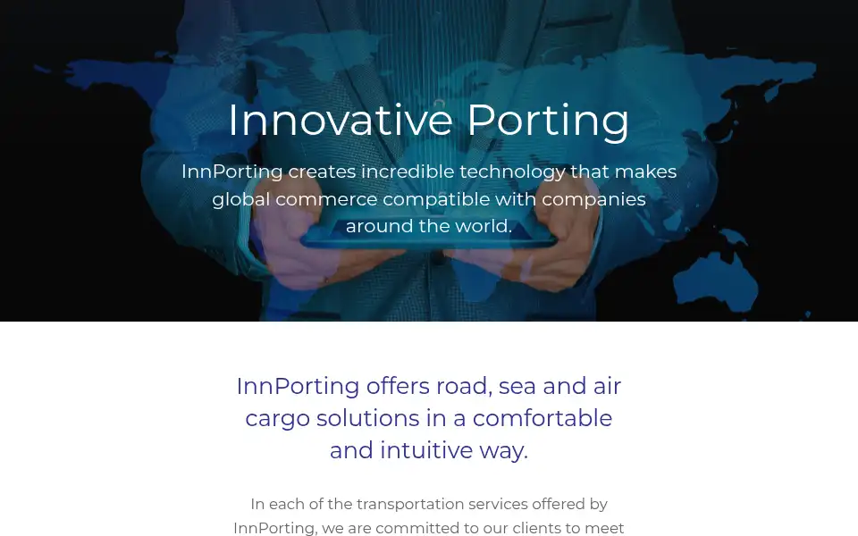 Screenshot of innporting.com