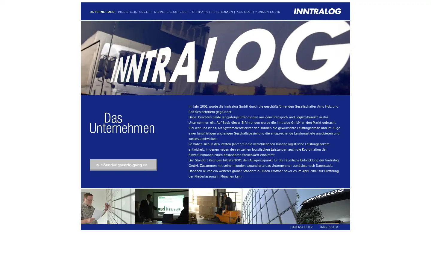Screenshot of inntralog.de