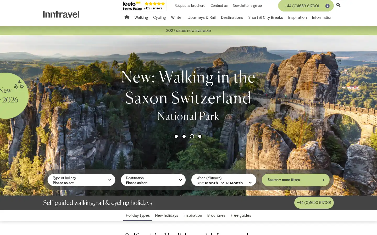 Screenshot of inntravel.co.uk