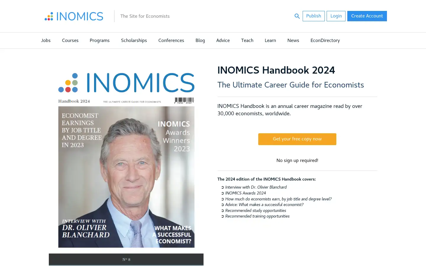 Screenshot of inomics.com