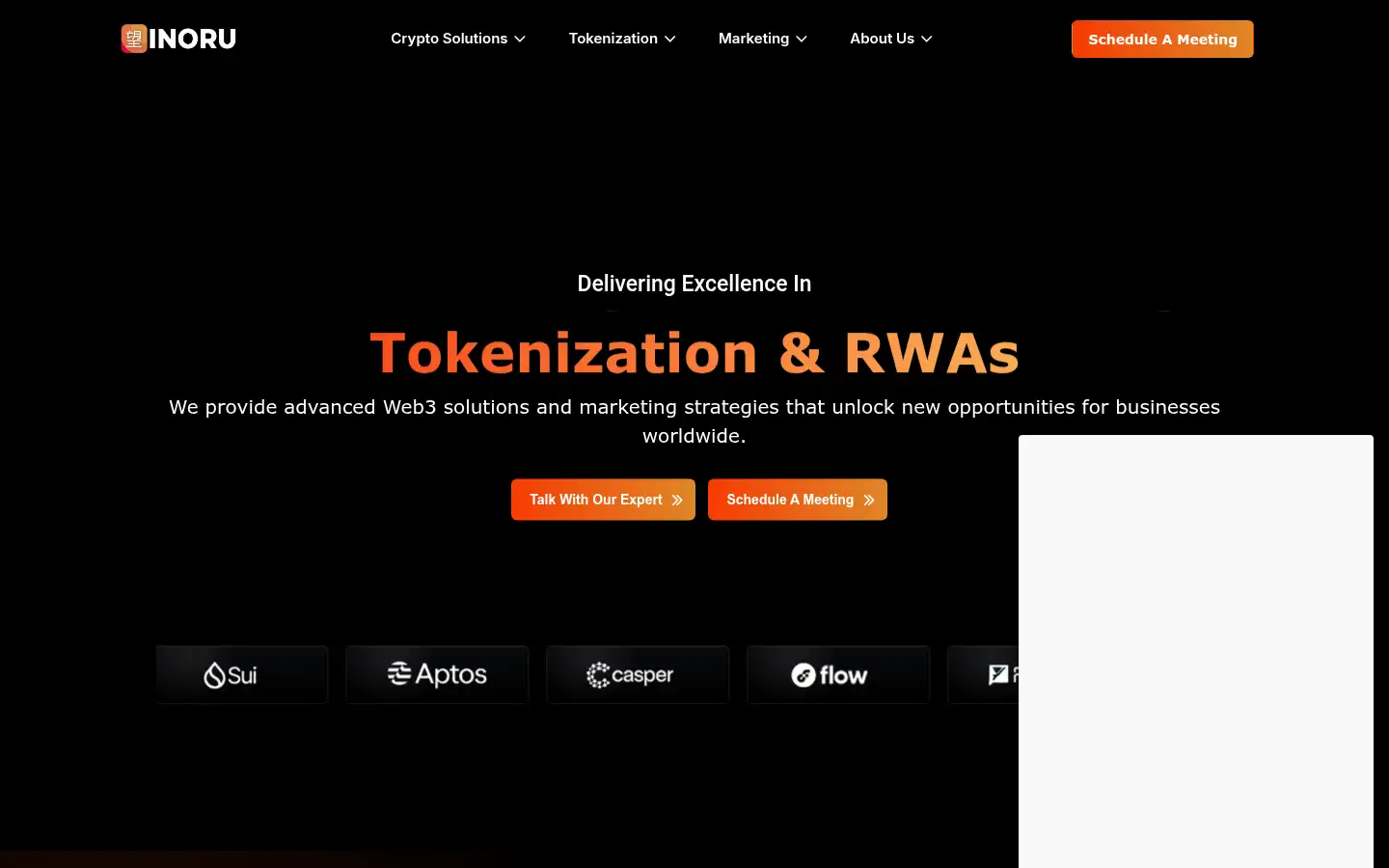 Screenshot of inoru.com