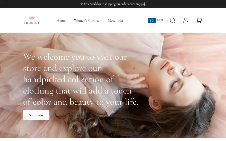 Screenshot of inostor.com