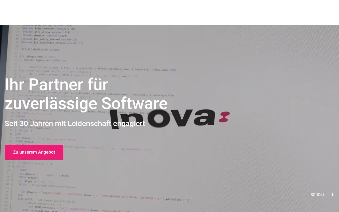 Screenshot of inova.ch