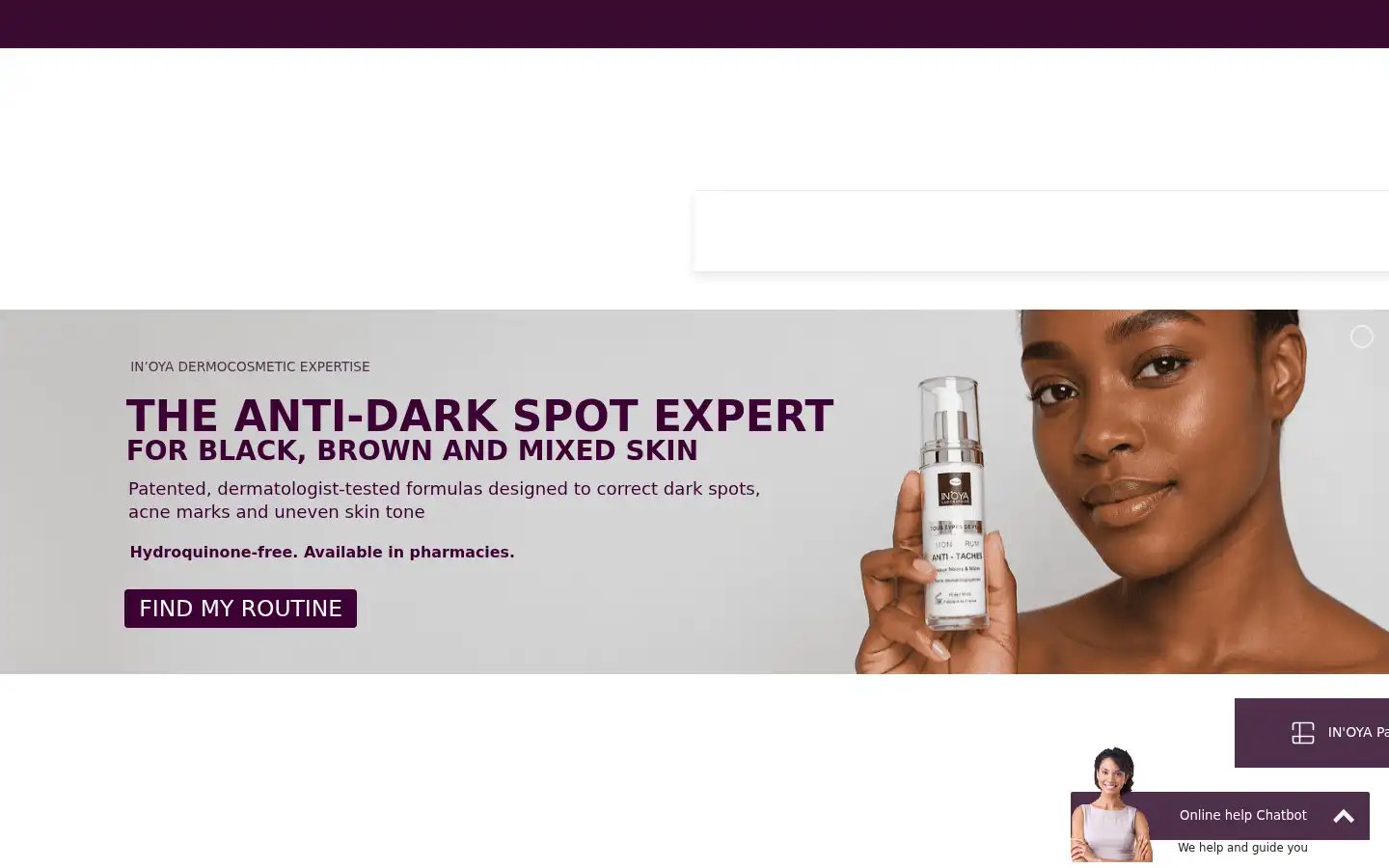 Screenshot of inoya-laboratoire.com