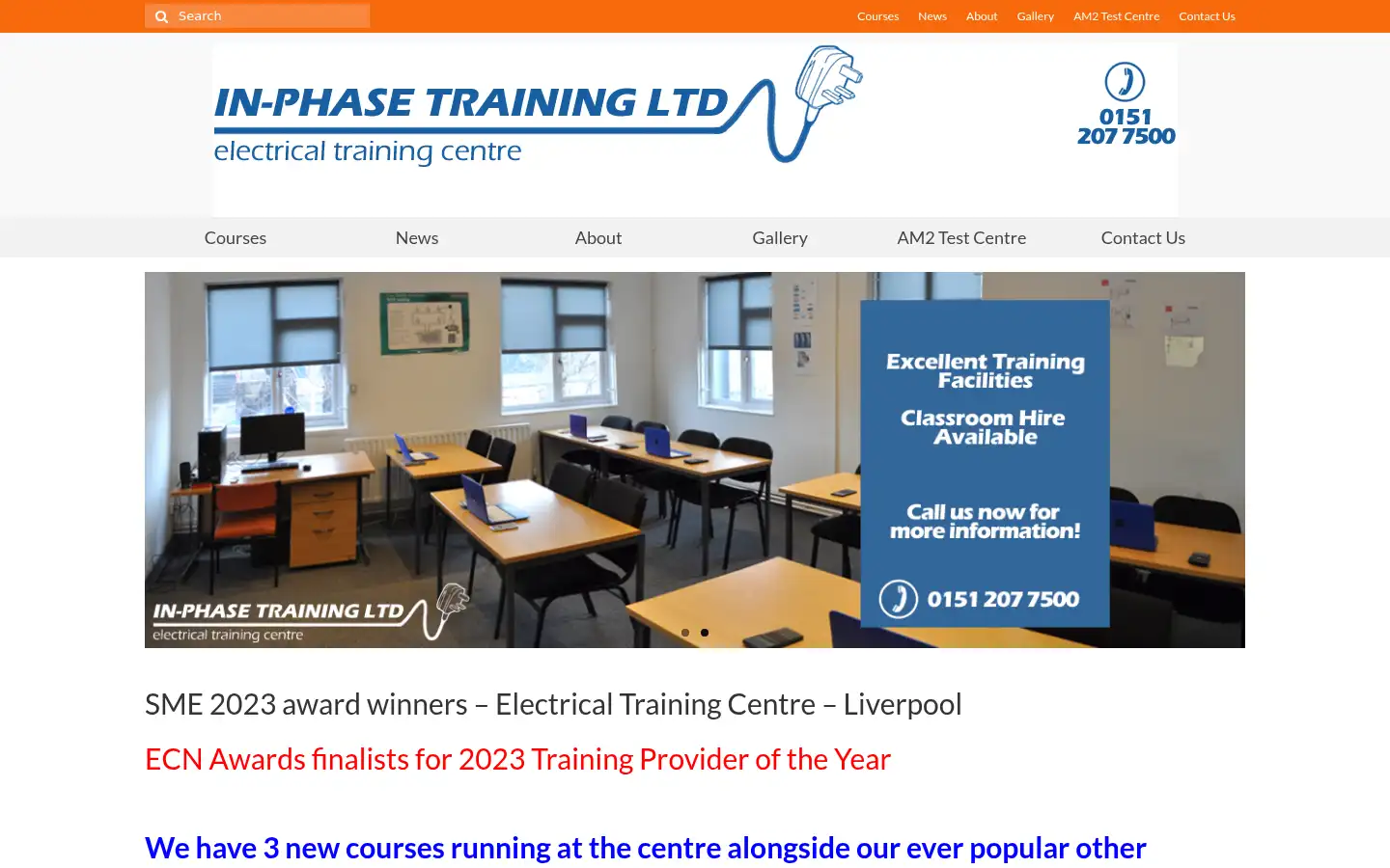 Screenshot of inphaseltd.co.uk