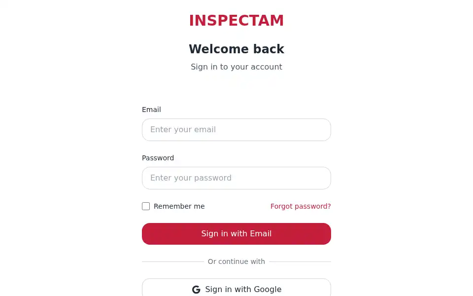 Screenshot of inspectaman.com