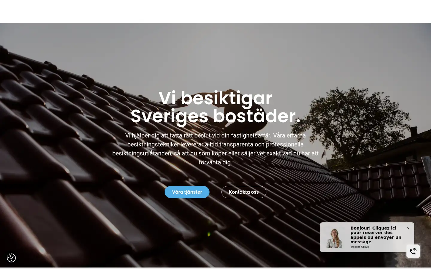 Screenshot of inspectgroup.se