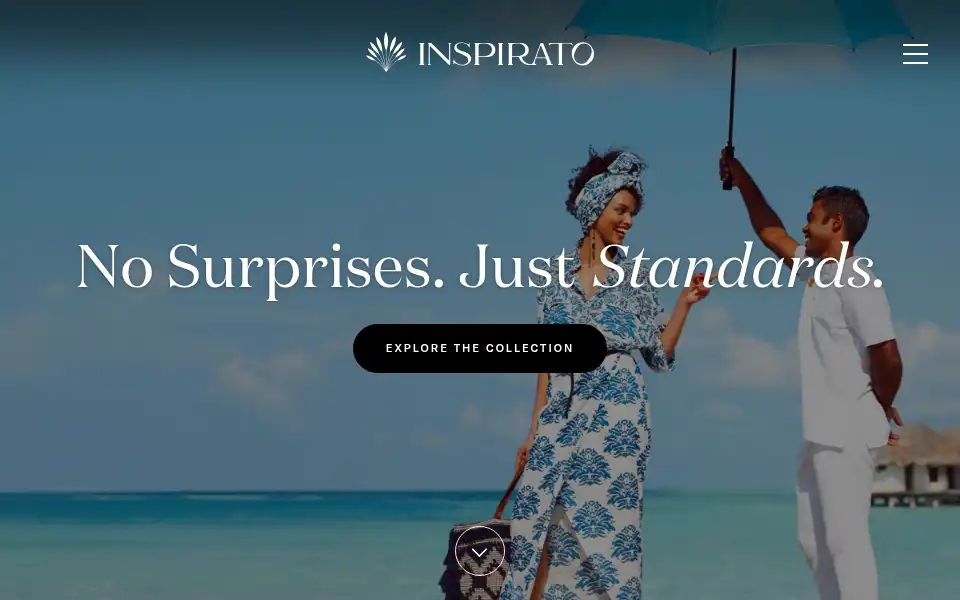 Screenshot of inspirato.com
