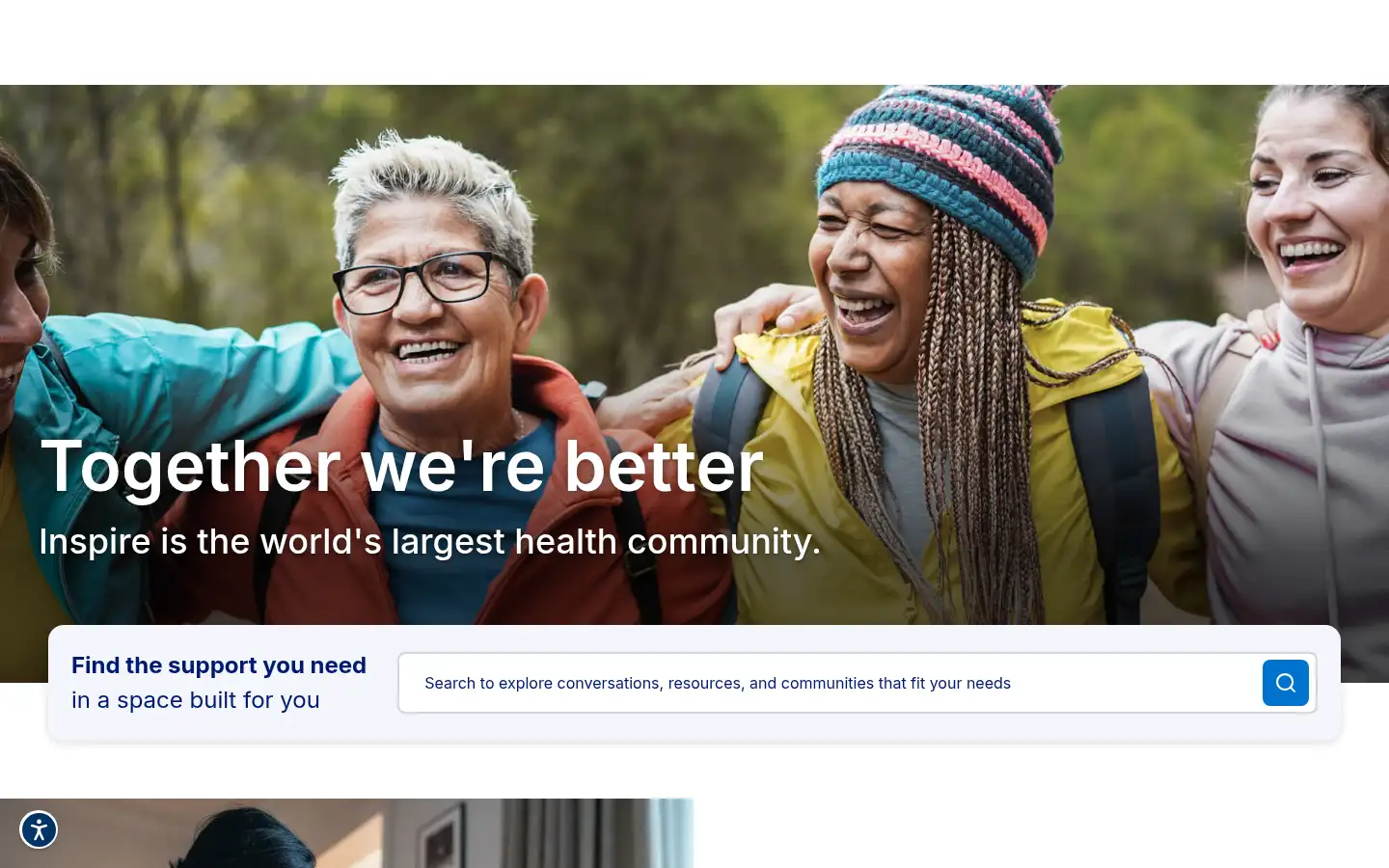 Screenshot of inspire.com