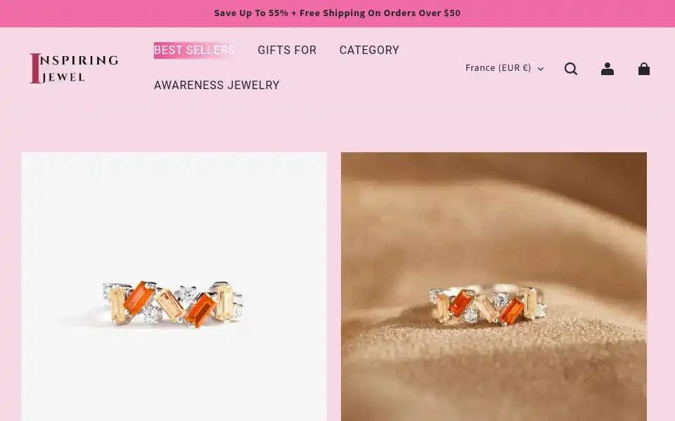 Screenshot of inspiringjewel.com