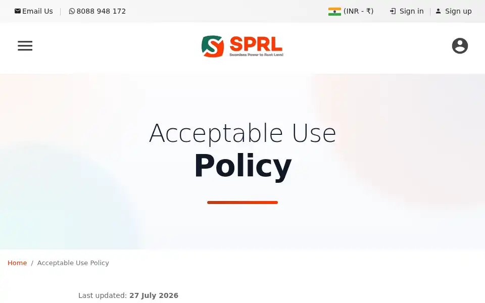 Screenshot of insprl.com