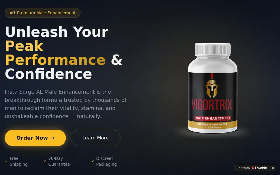Screenshot of insta-surge-xl-male-enhancement-us.lovable.app
